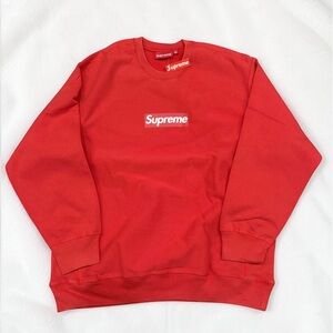 Supreme Pullover Crewneck Sweatshirt - Red